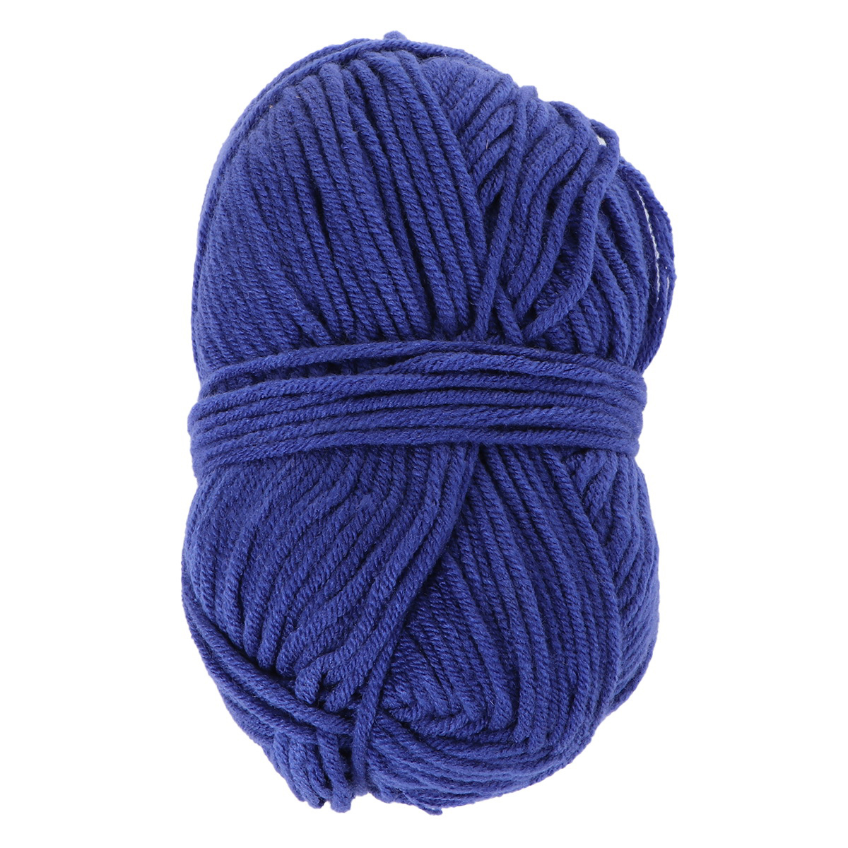 50g Milk Cotton Yarn Cotton Chunky Hand-woven Crochet Knitting Wool Yarn  Warm Yarn for Sweaters Hats Scarves DIY (Blueviolet) 